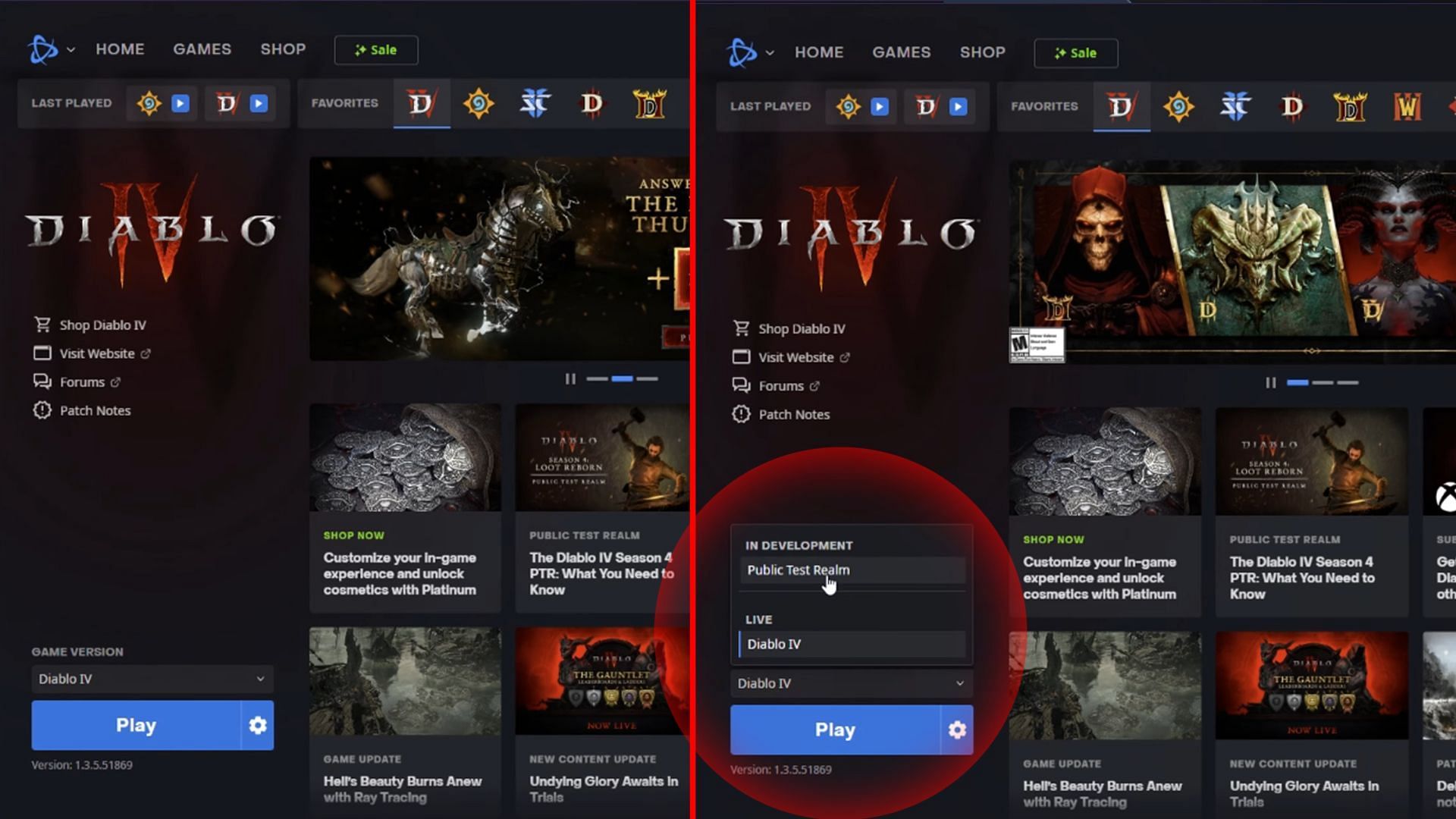 Launch your Battle.net client and navigate to Diablo IV in your games library (Image via Blizzard Entertainment)